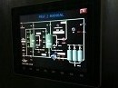 Pantalla táctil de control de un proceso industrial